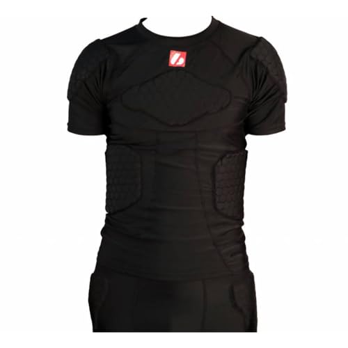 T-Shirt Manches Courtes de Compression BARNETT XL pour Dominers vos Matchs de Football Américain
