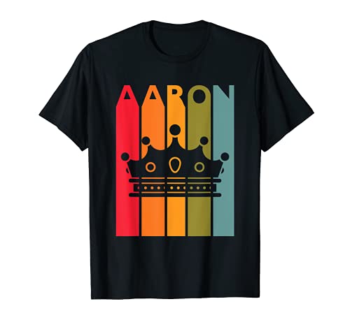 Aaron - Idea de regalo para niños y hombres, retro, nombre vintage Camiseta