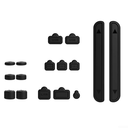 Accessori di protezione antipolvere in silicone per Nintendo Switch2, set da 16 pezzi per la cura completa della console