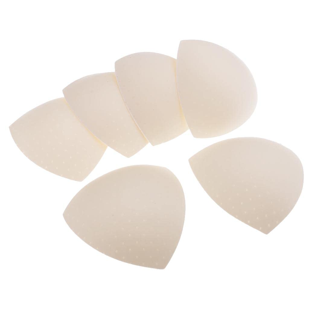 VISTORA 3 Pairs Triangle Sewing in Insert Soft Cup Removable Padded Brown-image-45