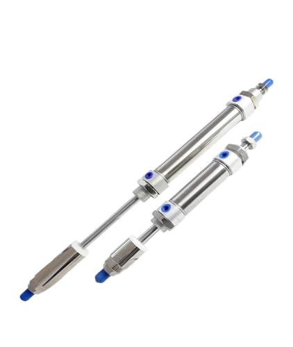 Vérin pneumatique mini MAJ40*75-50S en acier inoxydable à course réglable