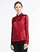LilySilk Women's Silk Blouse 100% 22MM Silk Button-Down Shirt Long Sleeves Classic Timeless Top for All Seasons Casual Business, Claret S