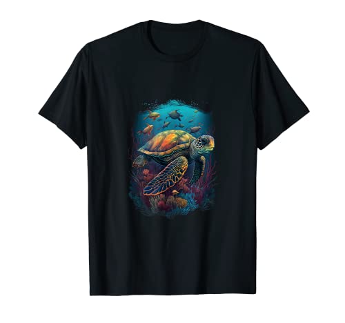 Tortuga Sea Animals Ocean Underwater Marine Biologist Camiseta