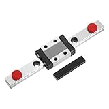 Installation: Fixez le mini guide lineaire au chariot coulissant, placez le chariot parallelement au rail, et poussez-le doucement dans le rail. Une fois le chariot completement insere, les billes ne tomberont pas, confirmant une installation reussie
