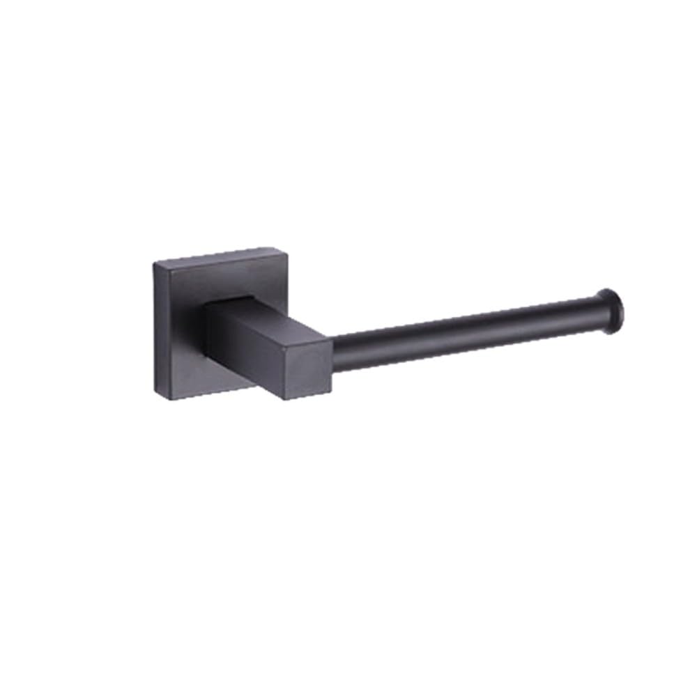 Barre porte-serviettes double 55 cm alu mat anti-rouille avec brosse wc