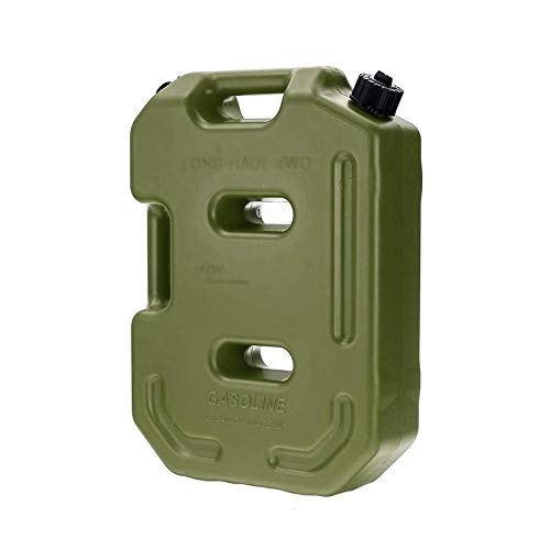 Preisvergleich Produktbild Kraftstoffkanister Benzinkanister Kraftstoff 10L Benzintank, Kraftstoffbehälter, Tragbarer Kunststoff Benzinkanister, Grün / Rot / Gelb, Auto-Motorrad-Berg Fuel Tank Container ( Color : Green )
