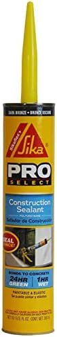 36-Pack of 10.1 oz Sika 515310 Dark Bronze Sikaflex All Purpose Construction Sealant