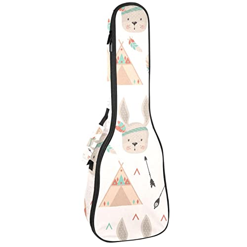Sac ukulélé ténor idéal concert et répétition motif lapin