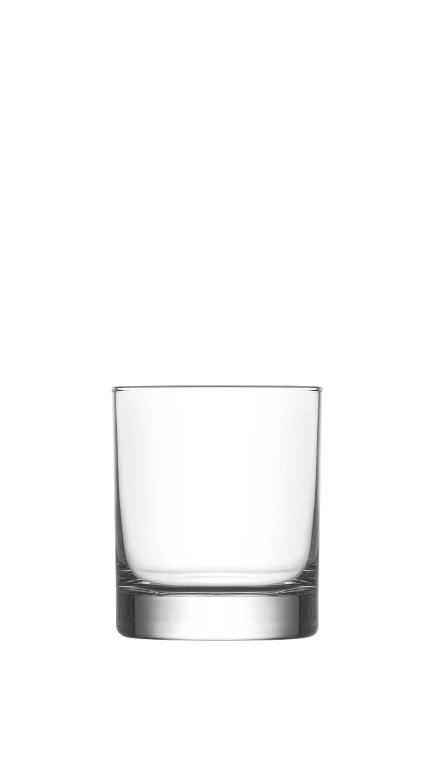 LAV 3X Ada Whisky Glasses Clear Water Juice Cocktail Tumblers 10.75oz