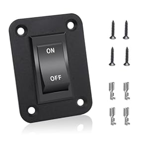 Wrtysully 12V 20A DPST Wippschalterfeld