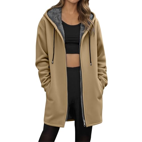 Veste zippée contre le froid de mi-saison vêtement chaud pour femme active