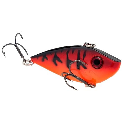 Strike King Red Eye Shad Orange Craw, 0.5-ounce (REYESD12-421)