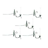 TAIZhiChen 5 Stück Wandleuchten im Maßstab 1:87, Landschaftsbeleuchtung für Garten, Bühnendekoration, LED Wandleuchte für Puppenhaus, Grün