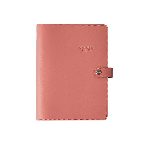 ノートブック, ノートブック マカロン かわいいスパイラル 文房具 ファイン オフィス 学校 個人用アジェンダ オーガナイザー バインダー 日記 ウィークリー プランナー ギフト(Pink,125*190mm)