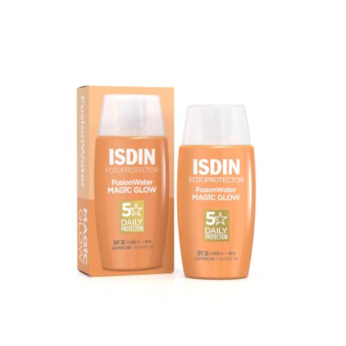 ISDIN Fotoprotector - Fusion Water Magic Glow SPF30 Protezione Viso, 50ml