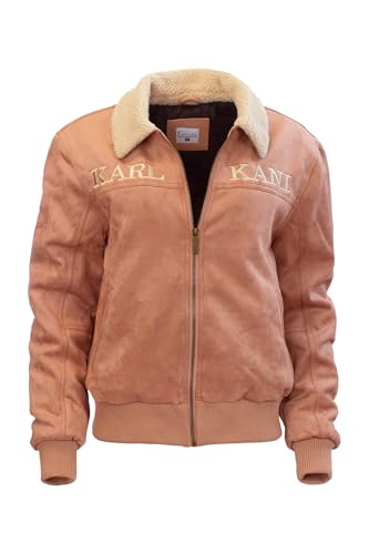 Karl Kani Retro Fake Leather Jacket Fake Leder Jacke Urban Look...
