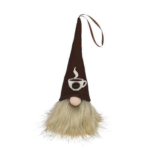 YUELER Adorno decorativo de barba de felpa para decoración de dormitorio, sofá