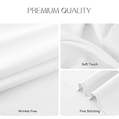 Romanstile Tischdecke Weihnachten weiß 140x240 cm abwaschbar rechteckig – Ansicht 2