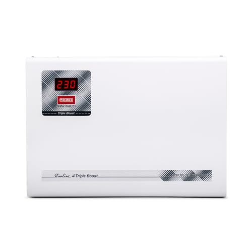 Image of Premier 4 Slimline TB 4090 Air Conditioner Stabilizer - Up to 1.5 Ton | Extreme Voltage Tolerance: 90V-280V | 12 Ampere | Triple Boost Technology