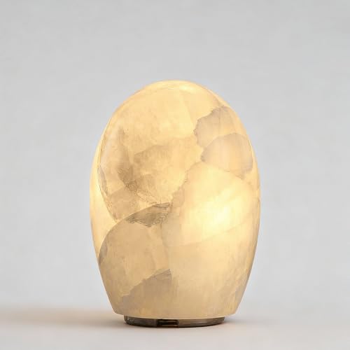 Handcrafted Calcite Table Lamp