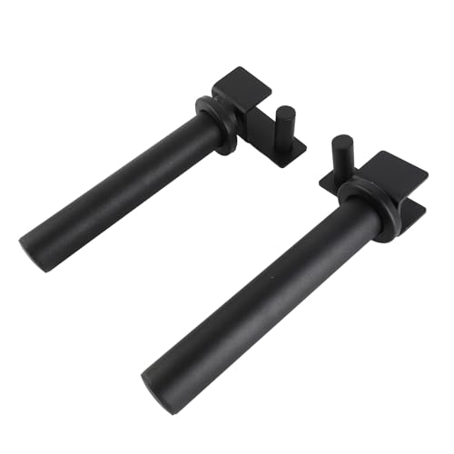 Support de plaque de poids fixation rack de rangement acier noir