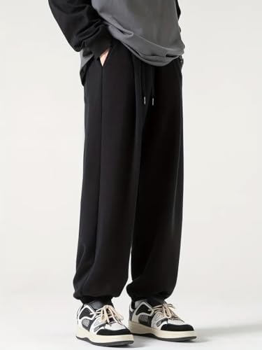 Image of dockstreet Mens Baggy fit Jogger /Sweatpants /Gym Gear, Trouser, Loose Home Relaxed Pants