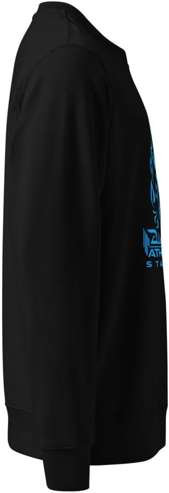 Dimensionz • Mens Black Flowblue • Athletic Stamina Casual Sweater• Gym Sweater