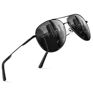 Sunglasses Men Polarized Aviator Sunglasses for Men Women Fishing Driving Sun glasses Metal Frame UV400 Protection