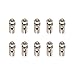 Pushrod Connector Linkage Stoppers, 10pcs/Set 1.3mm Servo Push Rod Connector Adjustable Push Rod Connector Linkage Stopper for Aircraft
