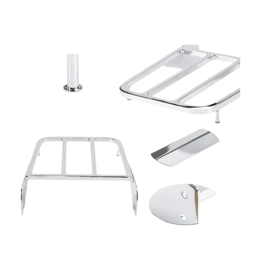 Porte-bagages arrière moto support bagage chrome Volusia Boulevard C50 - 4
