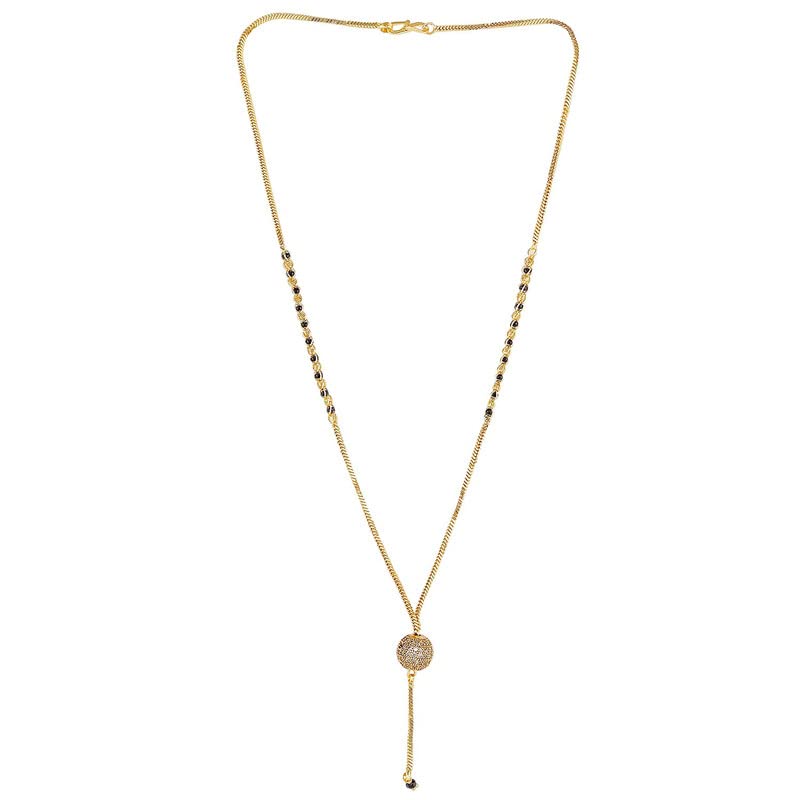 GenericAleafa Armlet Presents Yellow Gold Mangalsutra for Women & Girls (Yellow) #Aport-0902