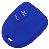 KCFC-56012 Key Case Cover for Car 50pcs 3 Buttons Remote Key Case Silicone Protect Shell for Chevrolet Holder Commodore - (Type: Darkblue)