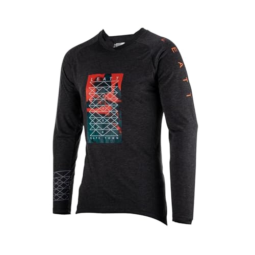 Maillot de VTT respirant Leatt Gravity 2.0 coupe extensible manches courtes