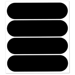 B REFLECTIVE – Kit 4 Stickers Autocollants Noirs Réfléchissants Casque Moto – Taille Bandes Homologuée FR – Visibilité – Sobre & Design – Adhérence optimisée