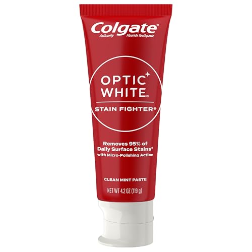 Colgate, Optic White Stain Fighter Toothpaste, 4.2 Ounce - image 9
