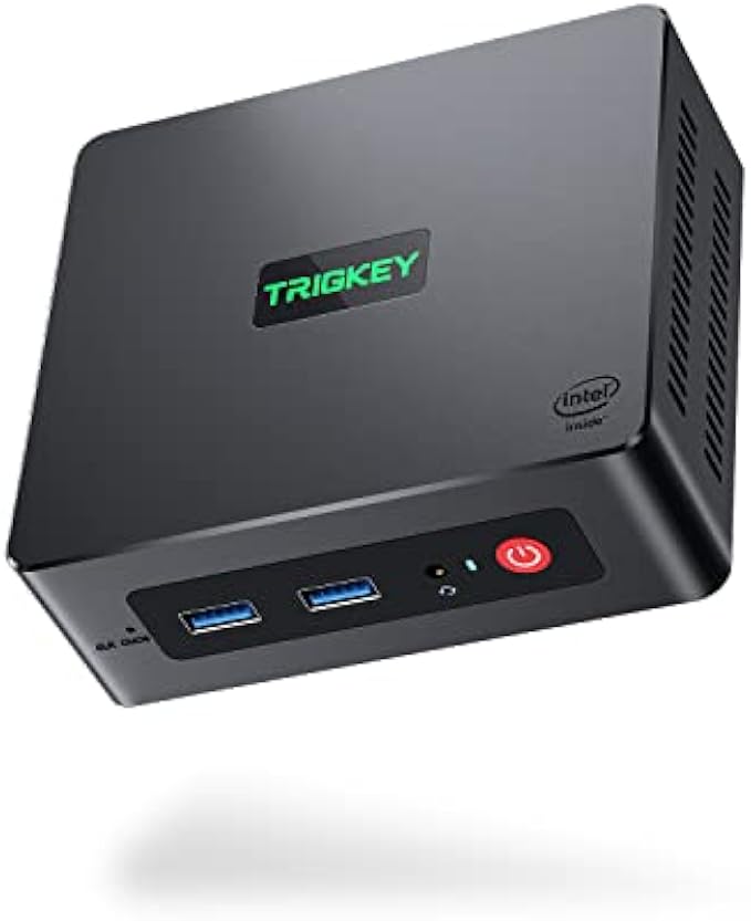 TRIGKEY Mini PC Computer Desktop PC Intel 11th Generation Processors N5095 Micro Computer,16G DDR4 500G M.2 SSD 2280 Green G3, Support Micro PC W10 Pro Dual 4K@60Hz HDMI/WiFi 5/BT