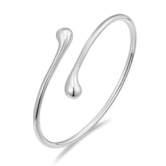 Teardrop bracelet-white gold