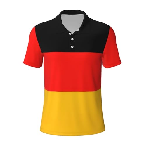 Chemise Allemagne homme manches courtes respirante contre la chaleur