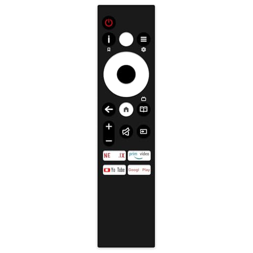 Image of Compatible with Croma Google TV Remote Control Suitable for CREL032HGC331801 Smart LED HDR Television Non Voice Comment with Streaming Apps - Match Keys Exactly with Existing Remote Control