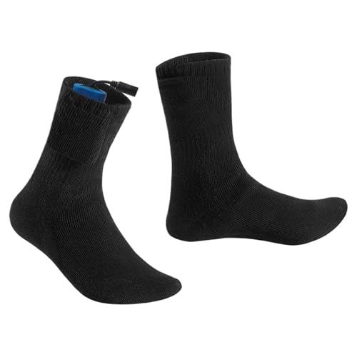 Calcetines eléctricos unisex, multifuncionales, cómodos, con batería de carga, calcetines calefactores cálidos de invierno, calcetines calefactores recargables 2024 para camping, pesca, ciclismo