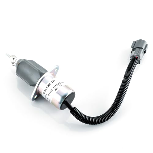 1751ES-12A3UC12B1S Fuel Shut Off Solenoid 129953-77811 SA-4673-S for Yanmar Engine 4TNE94 4TNE94L 4TNV98 Vio55 Vio75 Hyundai R55-7 R60-5 Volvo EC55 ECR88 12VDC