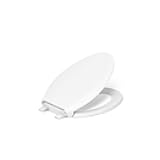 KOHLER K-35584 Cachet Recycled Plastic, Readylatch, Quiet-Close, Soft Close Elongated Toilet Seat