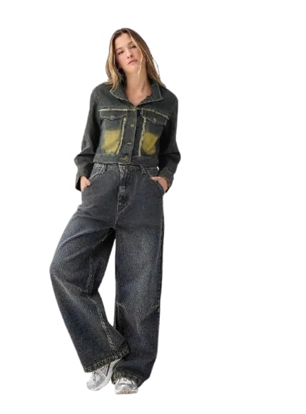 sylor Women Denim Crop Jacket, Light-Denim-picture-29