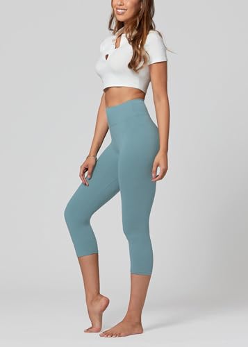 Image of Conceited High Waist Leggings in Shorts, Capri and Full Length - Buttery Soft - 3 inch High Waistband - Regular and Plus Size
