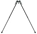 Caldwell XLA Fixed 9-13 Inch Bipod with Adjustable Notched Legs and Slim Folding Design for Easy Transport, Rifle Stability, and Target Shooting,Black