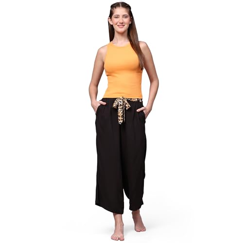 Image of B STORIES Women's Pyjama Pants - Relaxed Fit Nightwear Bottoms | Soft Pyjamas with Pockets | Breathable & Comfortable Sleepwear for Women (S-2XL)