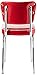 Diamond Back Diner Chair - Red and Silver (4240ZBU)
