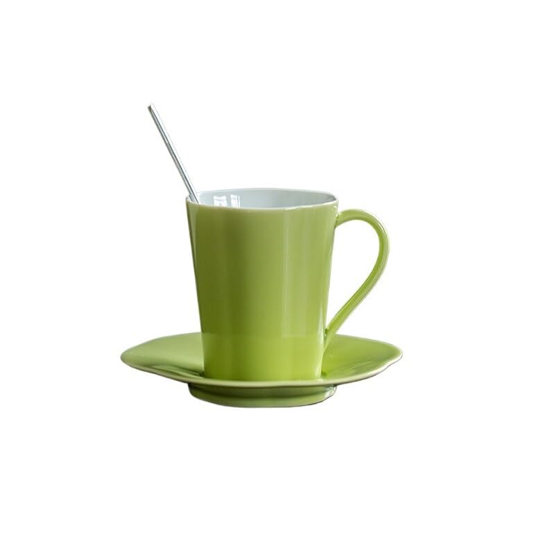 TEESONG Tazze da Viaggio Tazza da caffè e piattino Set tè cinese retrò in ceramica casa