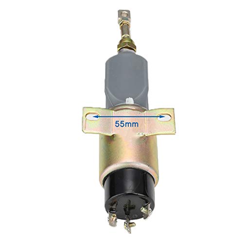 Solénoïde d'arrêt de valve de carburant diesel pour moteur diesel 24 V/eminals : 3