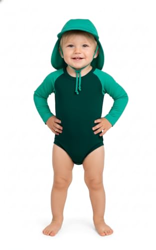 Body Bebê Manga Longa UV+ Proteção Solar Criança Sol Verão Praia Piscina